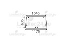 Heckscheibe 83932033 passend für CASE-IH DAVID BROWN FORD Traktor